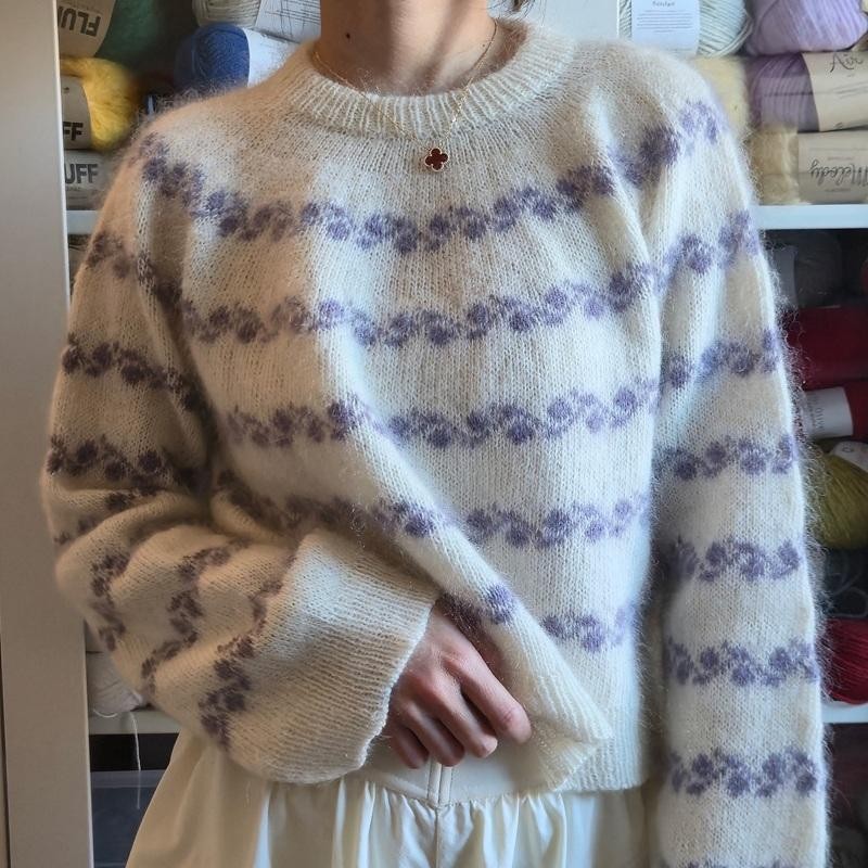 Красивый свитер спицами