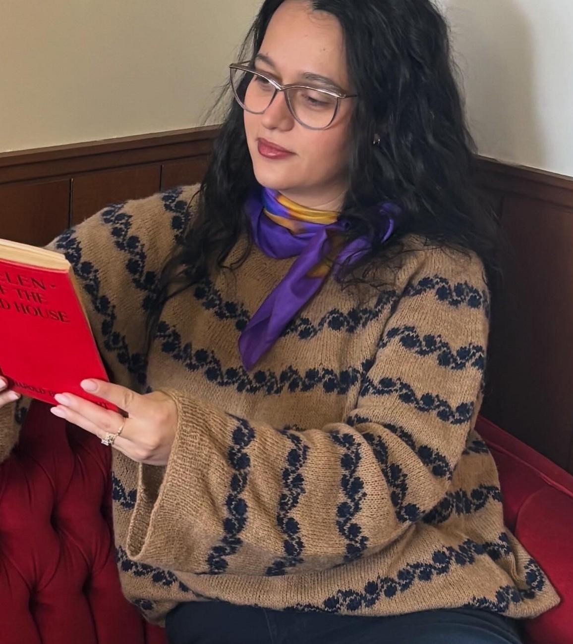 Красивый свитер спицами