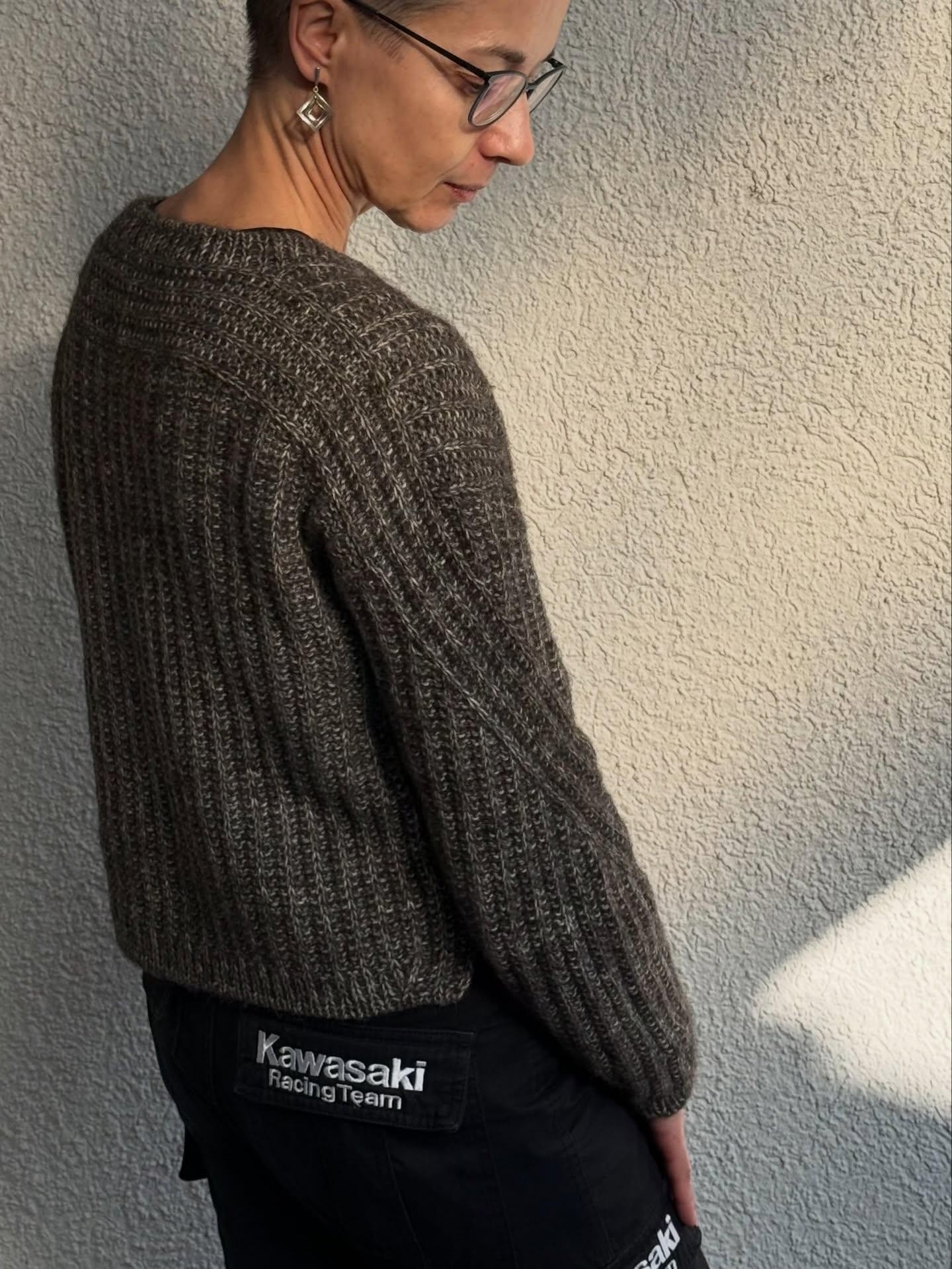 Красивый пуловер спицами