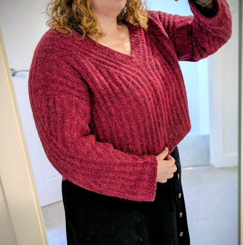 Красивый пуловер спицами