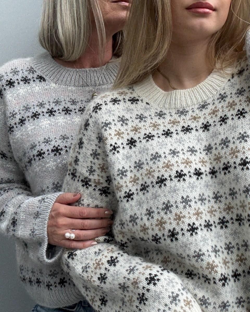 Красивый свитер спицами