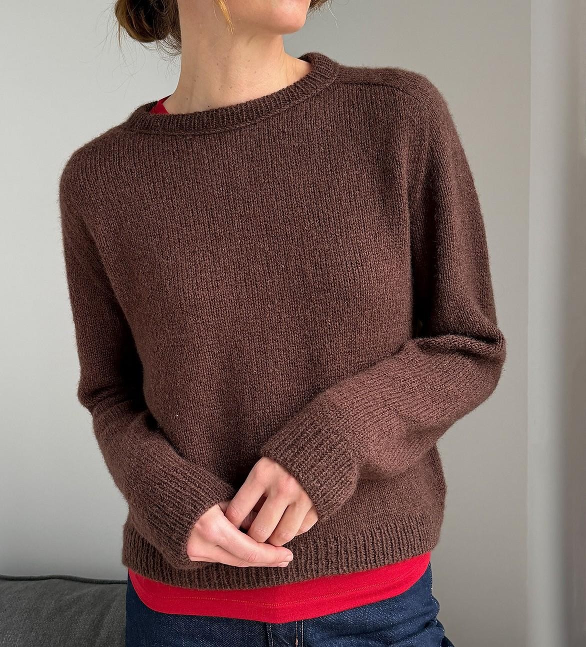 Элегантный свитер спицами