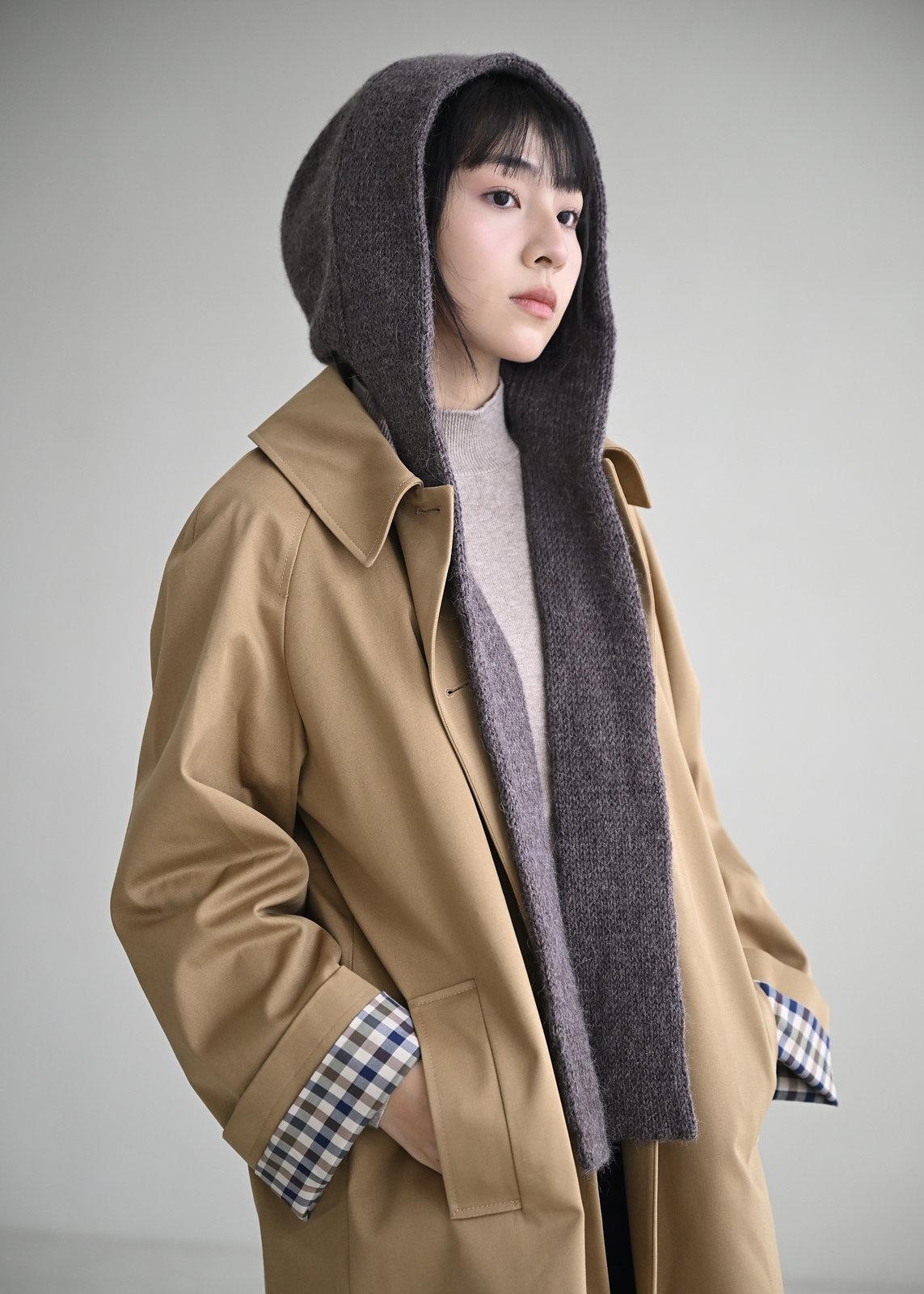 Капюшон спицами описание