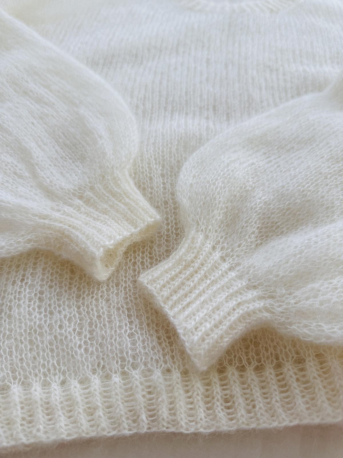 Паутинка спицами без швов сверху вниз описание