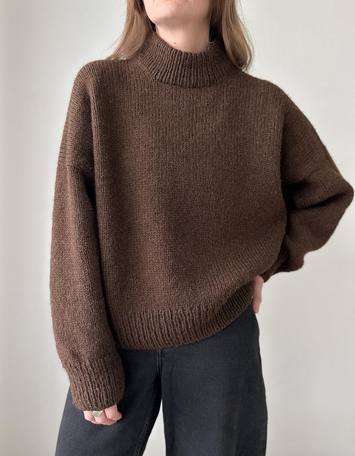 Пуловер оверсайз описание