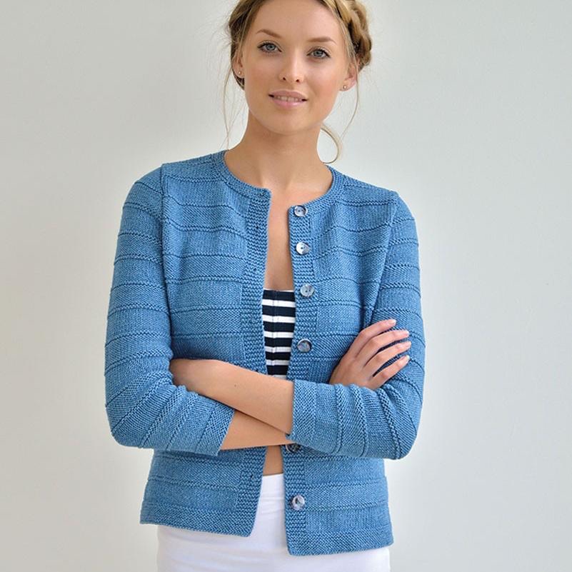 Вязание спицами для женщин кардигана Dune, Echoes