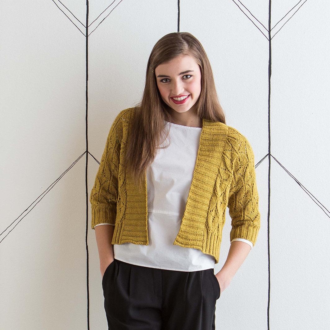 Вязаный жакет Lace Dolman с рукавом летучая мышь