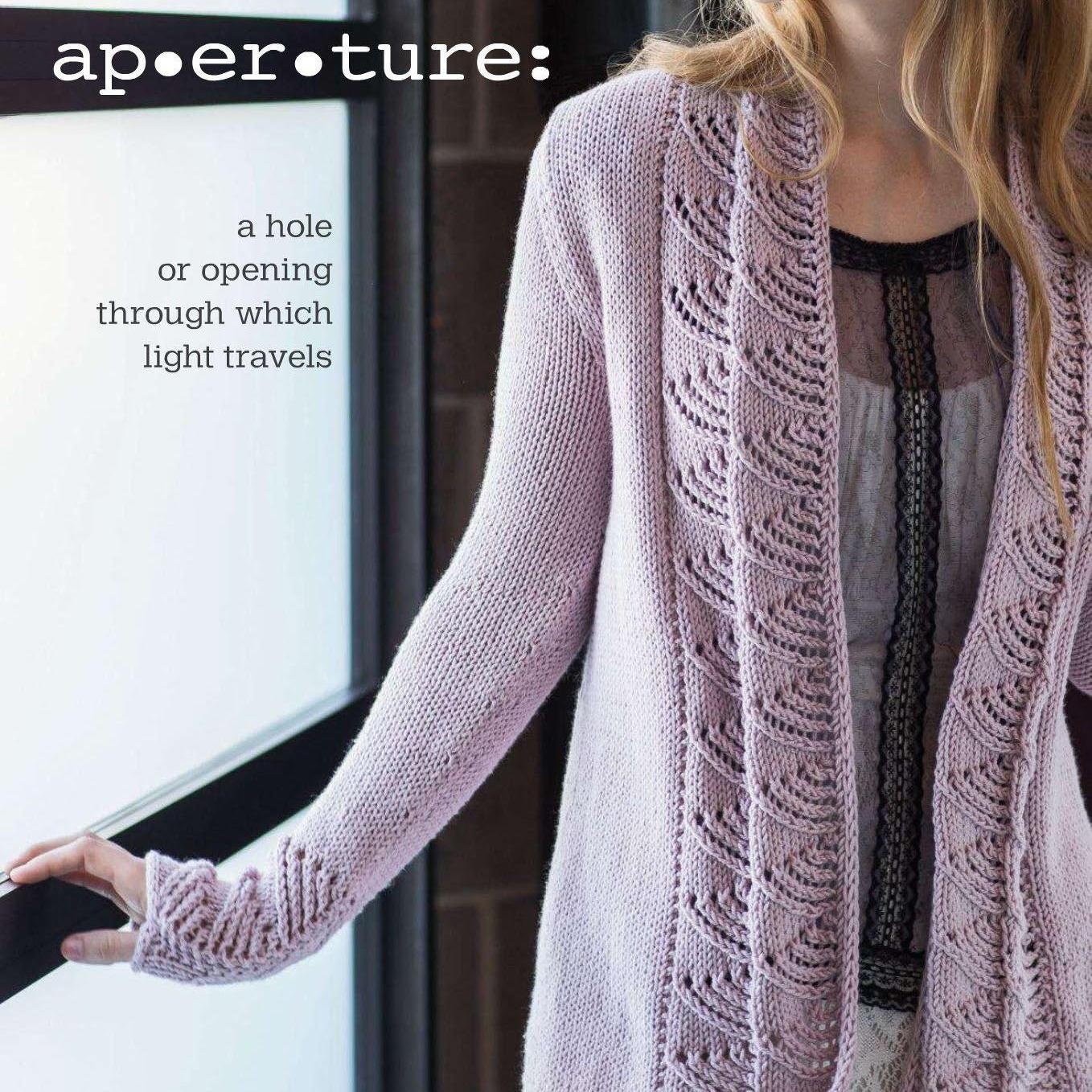 Вязание кардигана Colonnade