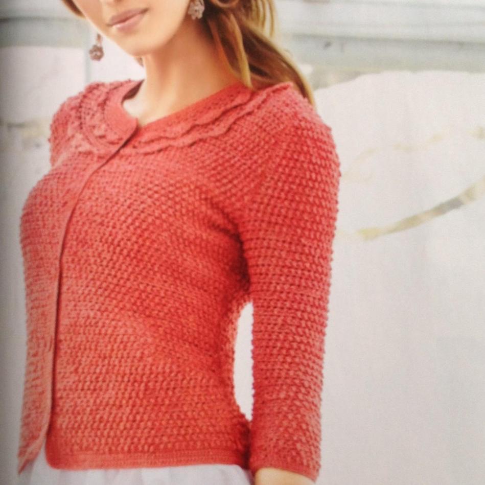 Вязание крючком жакета для женщин 