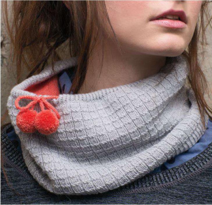 Вязание снуда Kirsch cowl