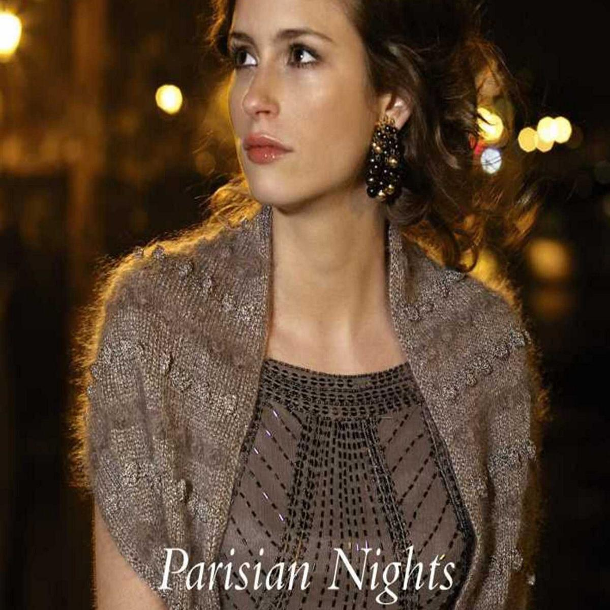 Вязание болеро спицами из мохера Merlot из Rowan Parisian Nights