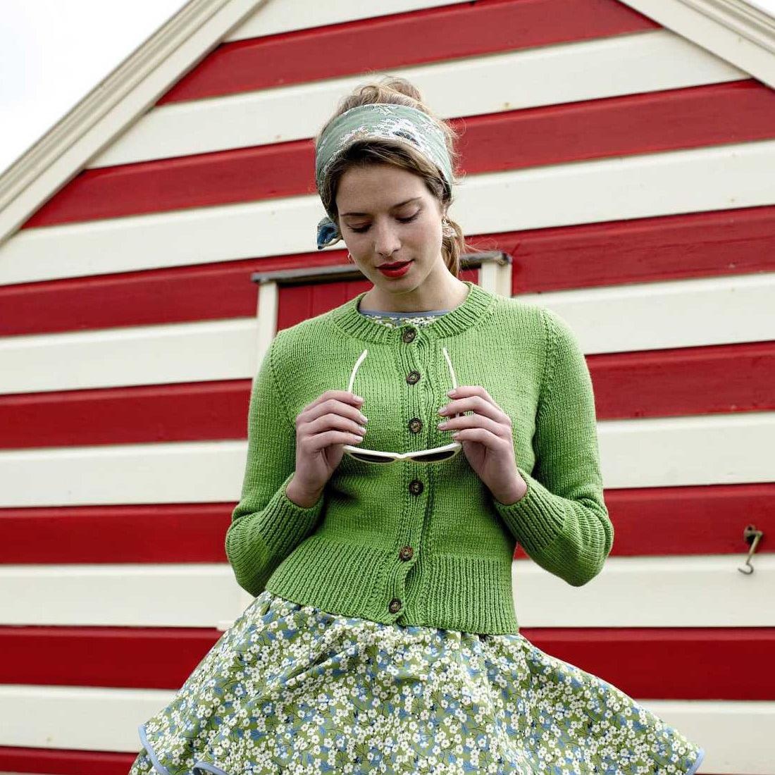 Вязание женского жакета Regan из хлопка