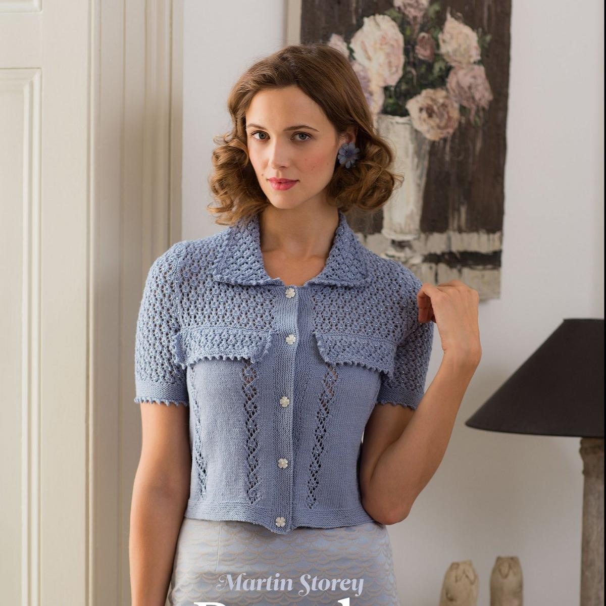 Кофточка поло спицами Rue de Rivoli