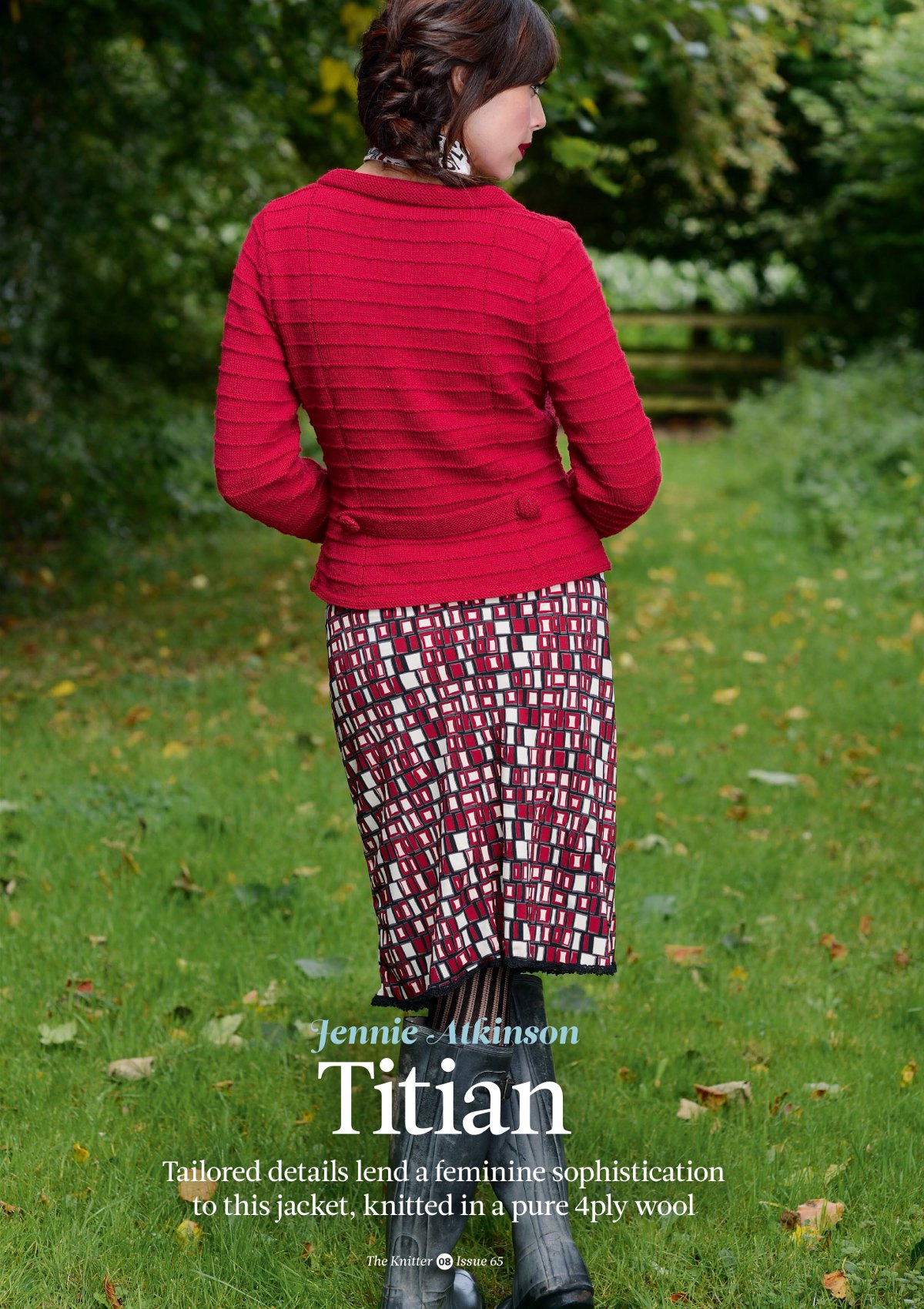 Вязание спицами винтажного жакета в стиле первой половины 20-го века