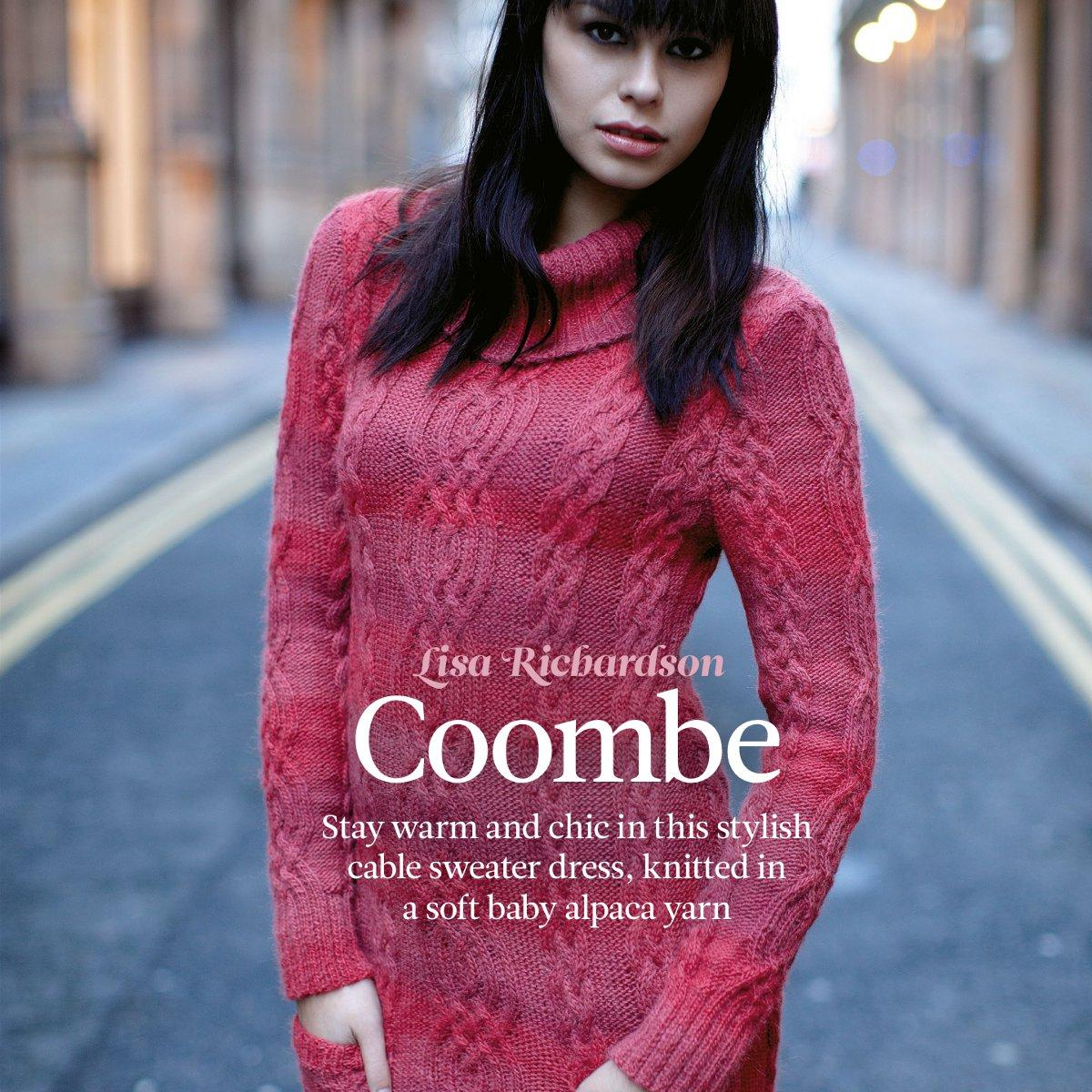 Вязание платья с косами Coombe, Alpaca Colour