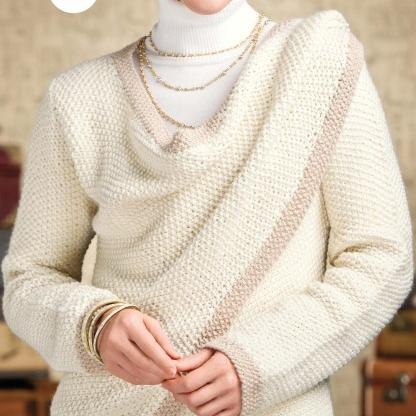 Вязание жакета женского с каскадными полочками WRAP IT UP