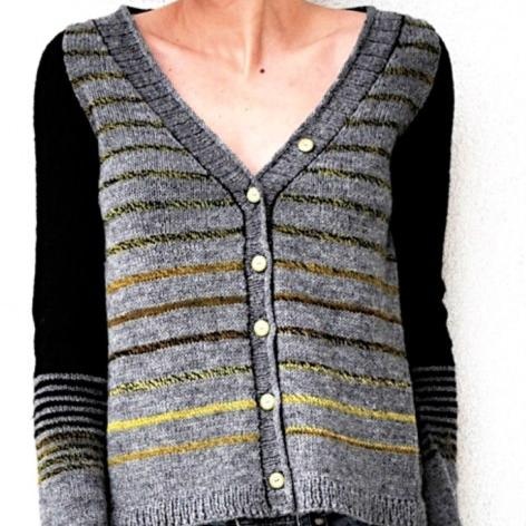 Жакет для женщин вязаный спицами FUNKY GRANDPA