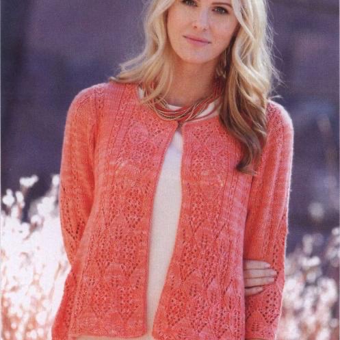 Женский жакет спицами