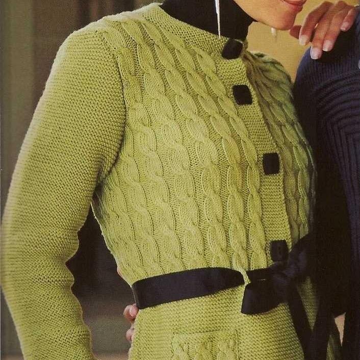 Зелёный жакет с косами SUPERCOOL