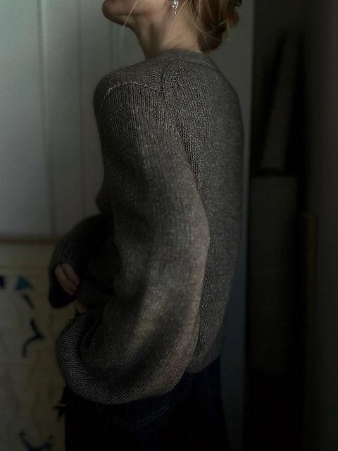 Кардиган с японским плечом
