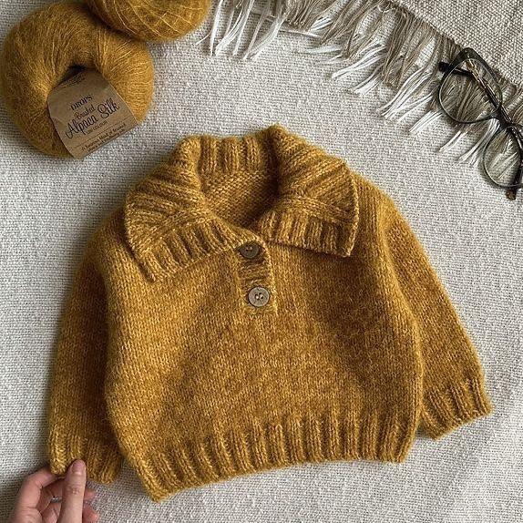 Вязаный поло-свитер для малышей Lillys Mini