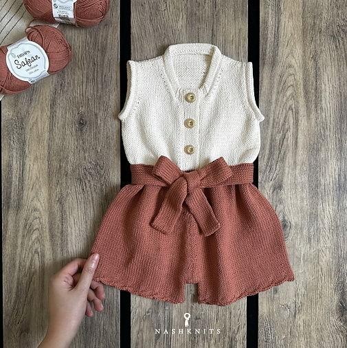 Симпатичный вязаный комбинезон для малышей Miss Orchid Romper