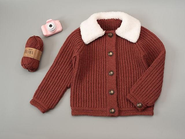 Жакет резинкой сверху вниз