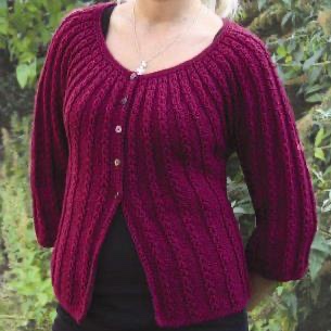 Вязание кардигана Linnea
