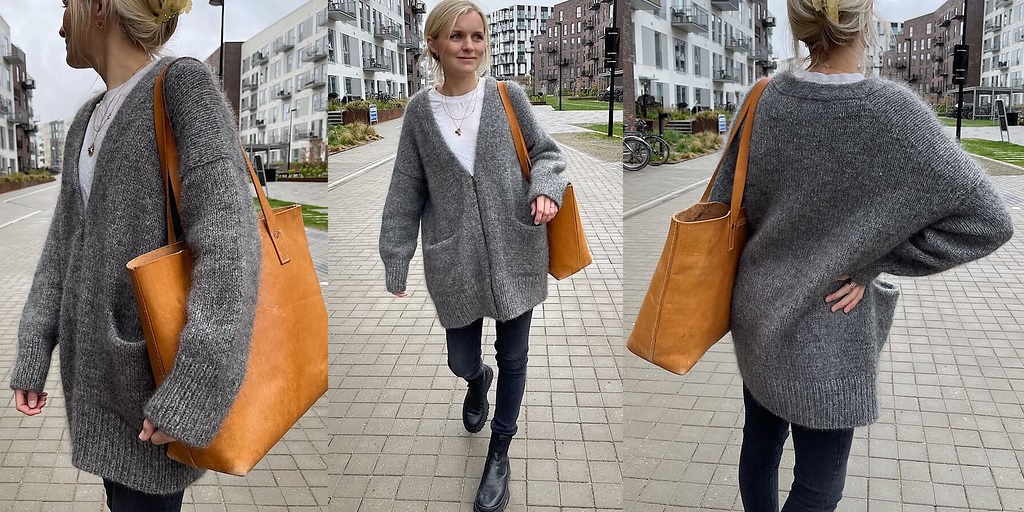 Кардиган оверсайз на молнии Zipper Jacket