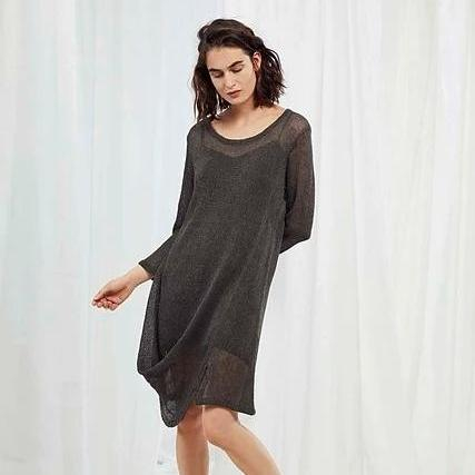 Платье Lang Yarns 251-30, вязаное спицами