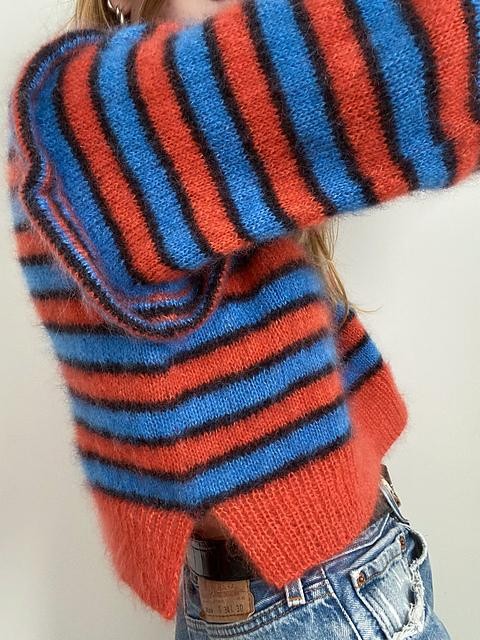 Как вязать пуловер оверсайз сверху