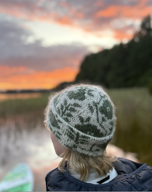 Красивый жаккард для шапки