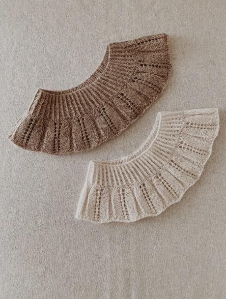 Как вязать воротник спицами