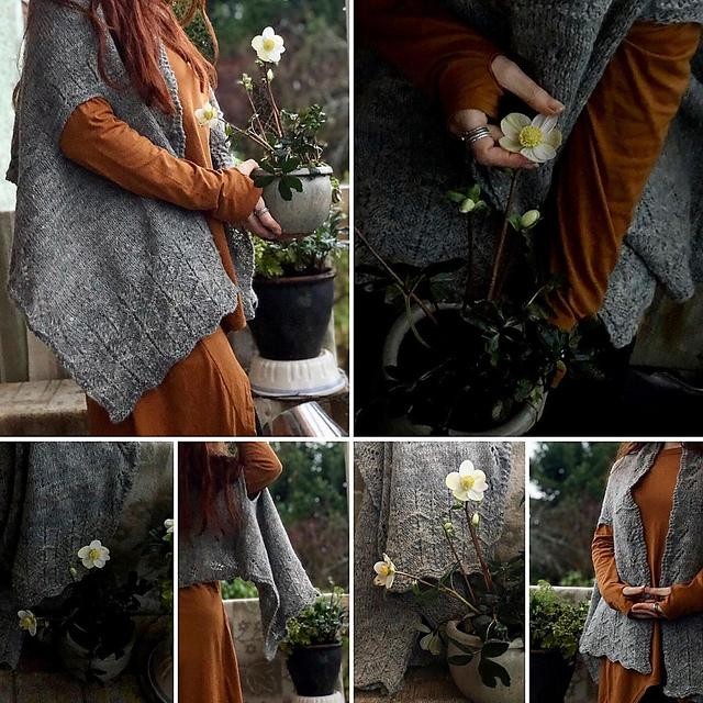 Как вязать удобный палантин спицами