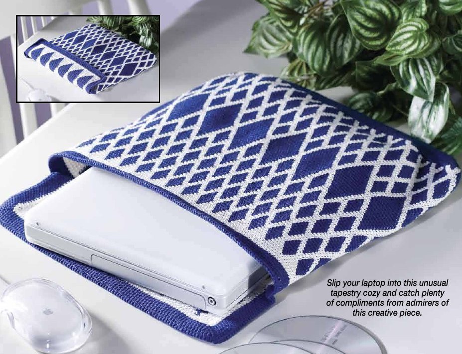 Вязание сумки для ноутбука Laptop Bag