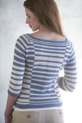 Полосатый джемпер с рукавом реглан