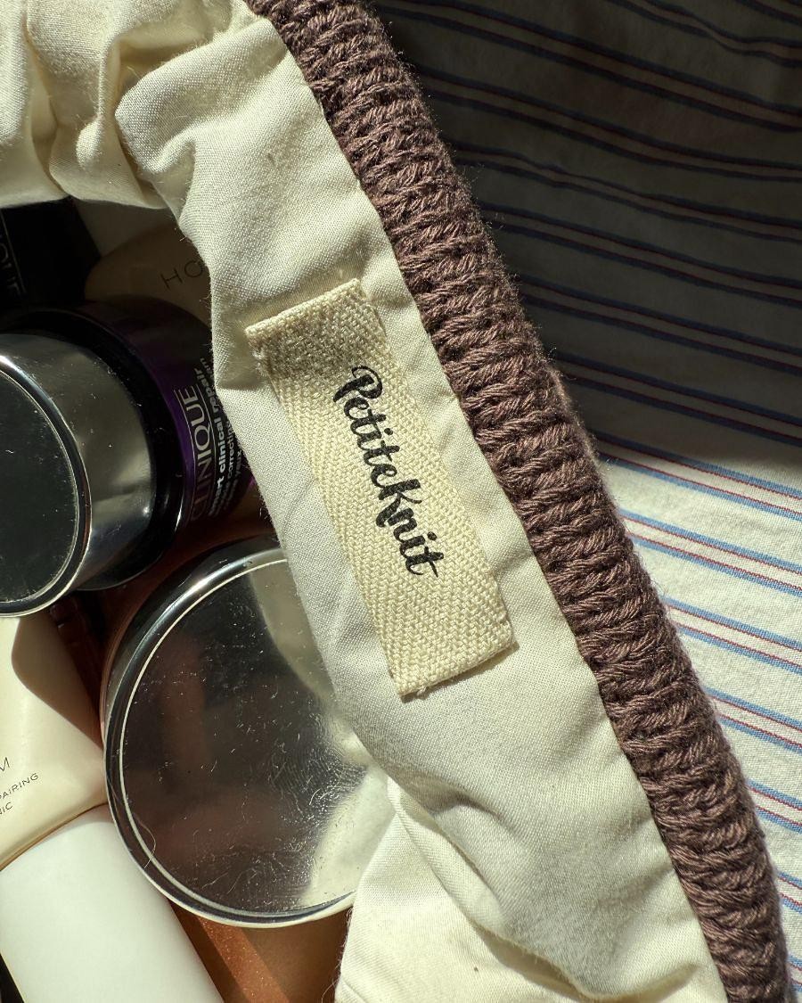 Клатч вязаный спицами описание