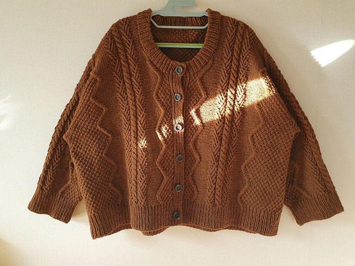 Кардиган на пуговицах с резинкой