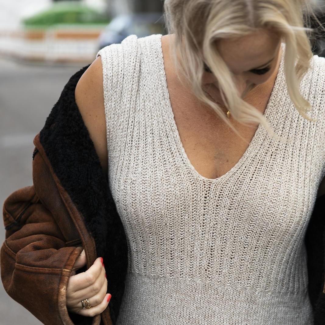 Стильное платье Waterfalls с широкими лямками спицами