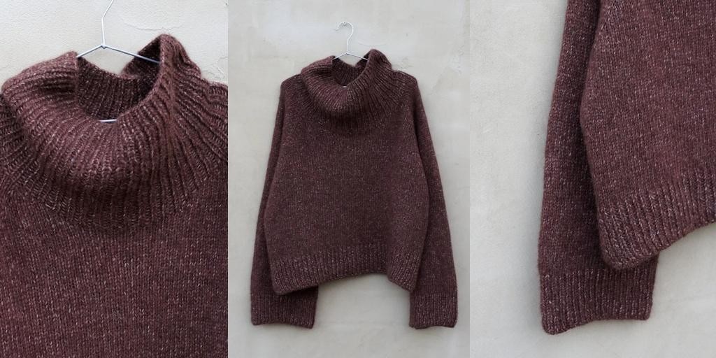 Свитер спицами в технике реглан