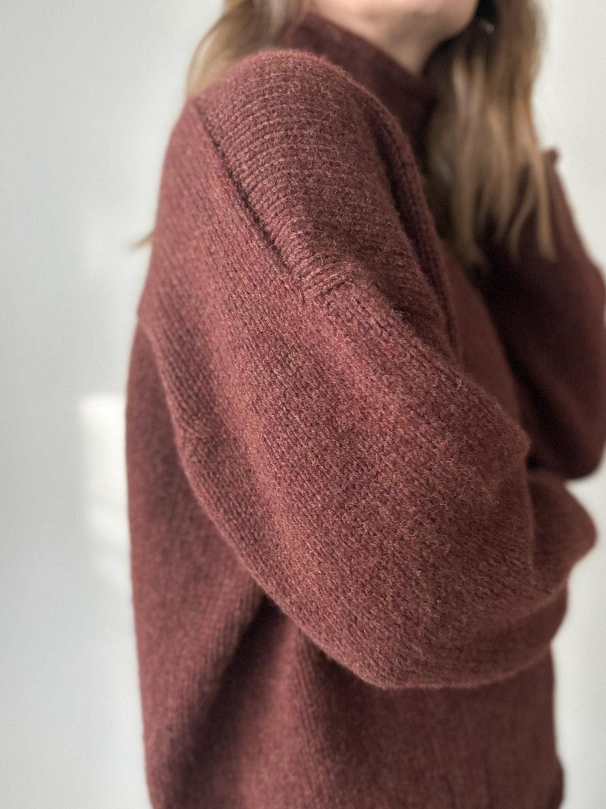 Связать свитер спицами сверху