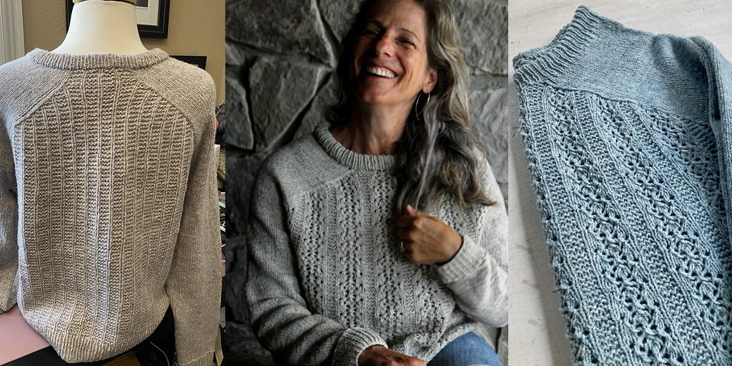 модных идей свитеров, джемперов и пуловеров спицами