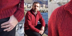 Вязать спицами мужской свитер описание