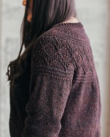 Пуловер с аранами схема и описание