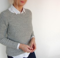 Пуловер в двух вариациях- прямого и А-образного силуэта
