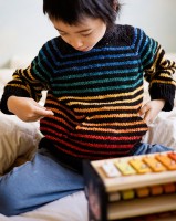 Детский пуловер с карманами