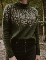 Красивый жаккардовый пуловер