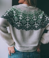 Красивый жаккардовый пуловер