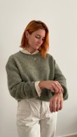 Красивый пуловер спицами описание