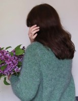 Базовый пуловер спицами, описание